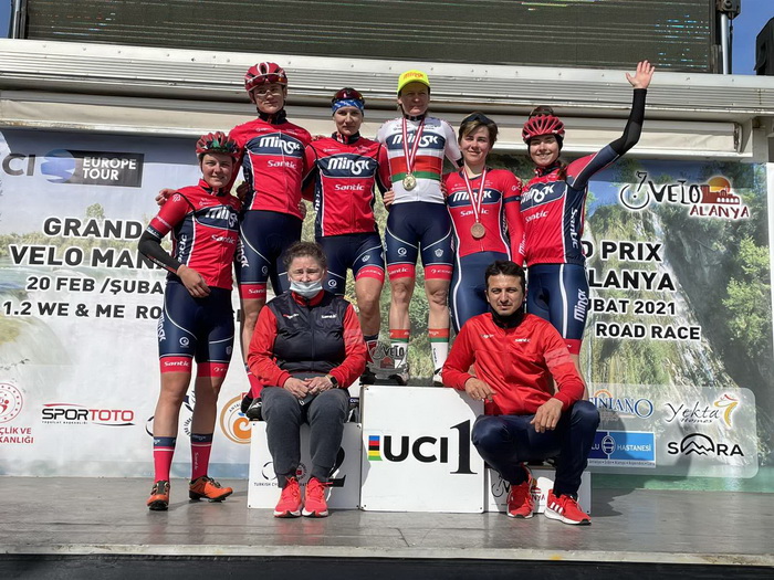 Minsk Сycling Сlub women's continental team started the season with a victory.